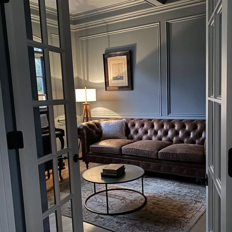 30 Dark Brown Couch Living Room Designs You'll Love 5 Go Parisian No Matter Where You Live