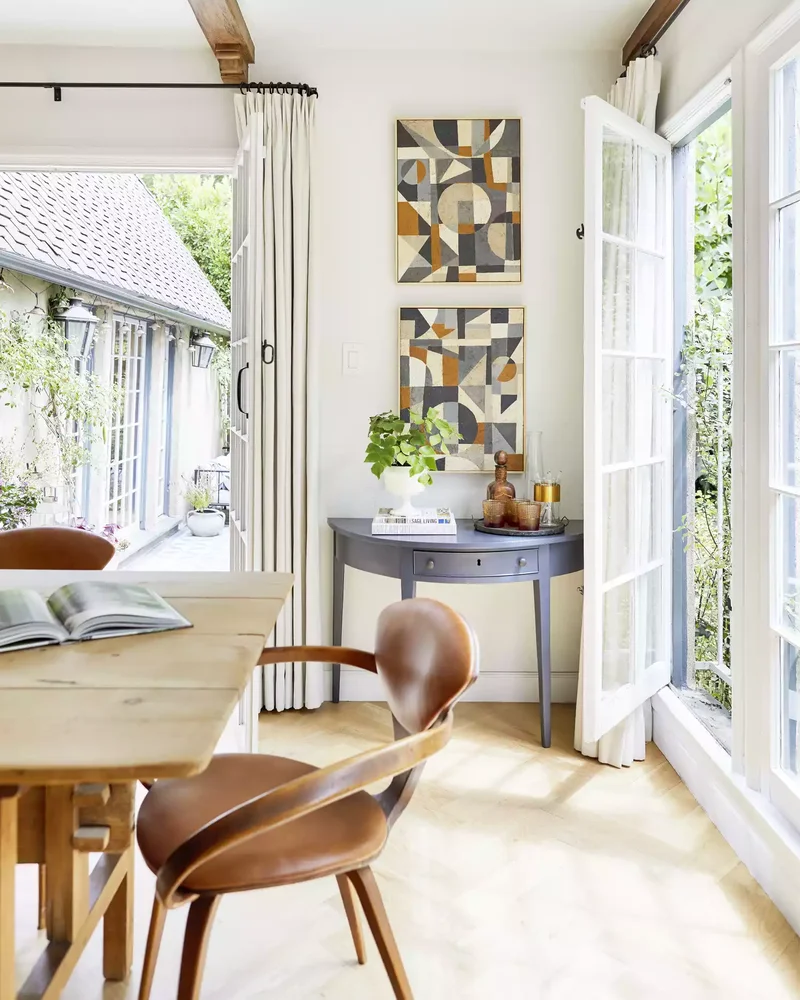 30 Beautiful Sideboard Styling Ideas for Every Room 16 Go Semi-Circular