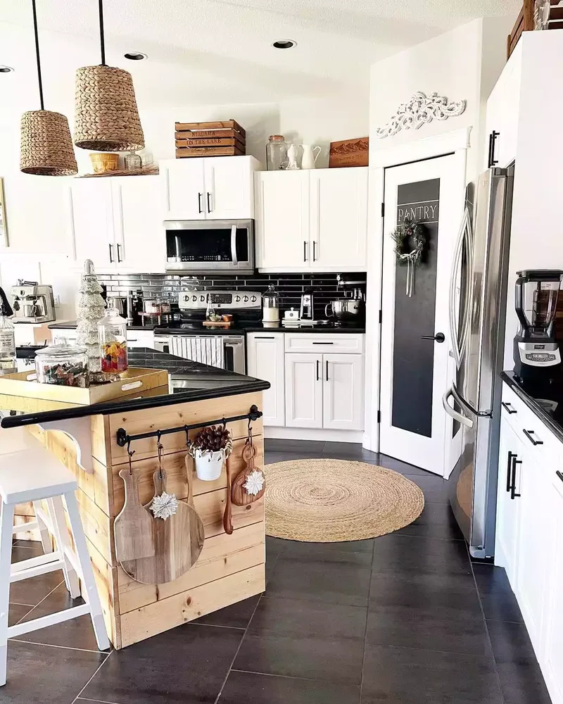 22 Budget-Friendly Small Kitchen Ideas That Create Impact 19 Go for Hooks