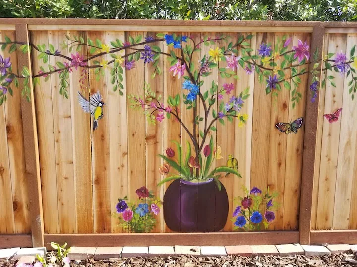 30 Creative Fence Decorating Ideas to Transform Your Yard 21 Go for Something Vibrant