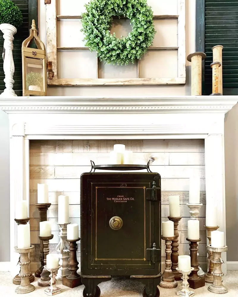 24 Creative Ways to Display Candles in Your Fireplace 7 Go for a Grouping