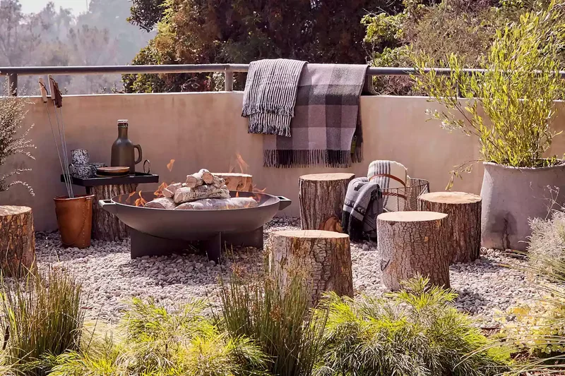 Gravel Patio Fire Pit