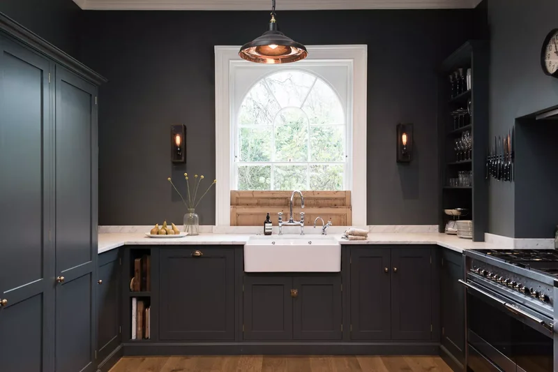 42 Stylish Gray Kitchen Design Ideas for a Sleek Look 7 Gray Kitchen Lighting
