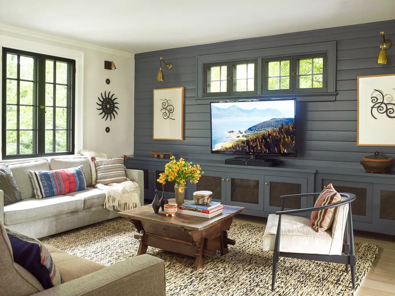 37 Accent Wall Ideas to Completely Transform Your Living Room 17 Gray Living Room Accent Wall