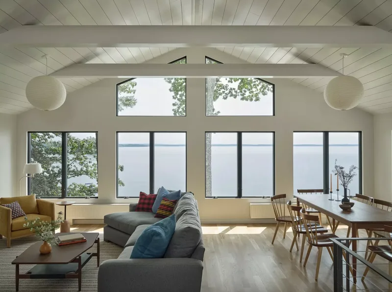 Gray With Colorful Pillows