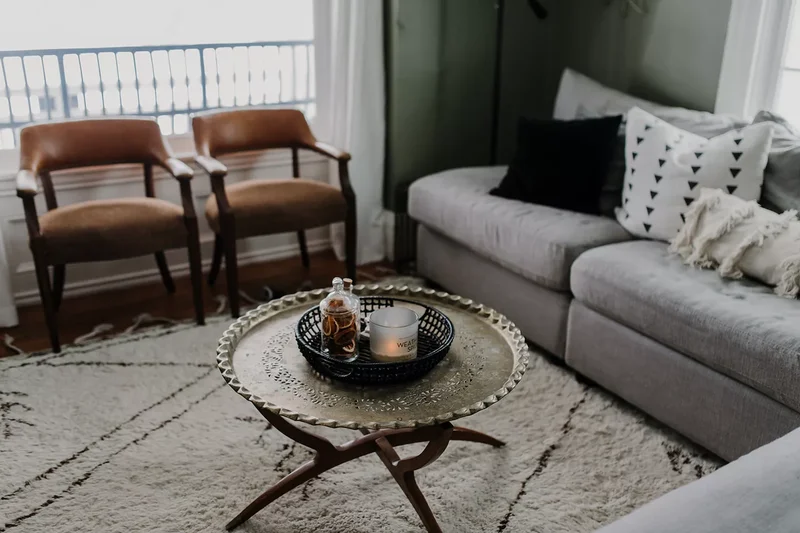 42 Beautiful Gray Living Room Ideas for Peaceful Spaces 8 Gray and Sage Green