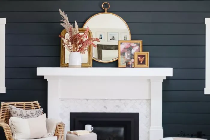 47 Shiplap Fireplace Designs for Every Style and Space 27 Green-Black Shiplap