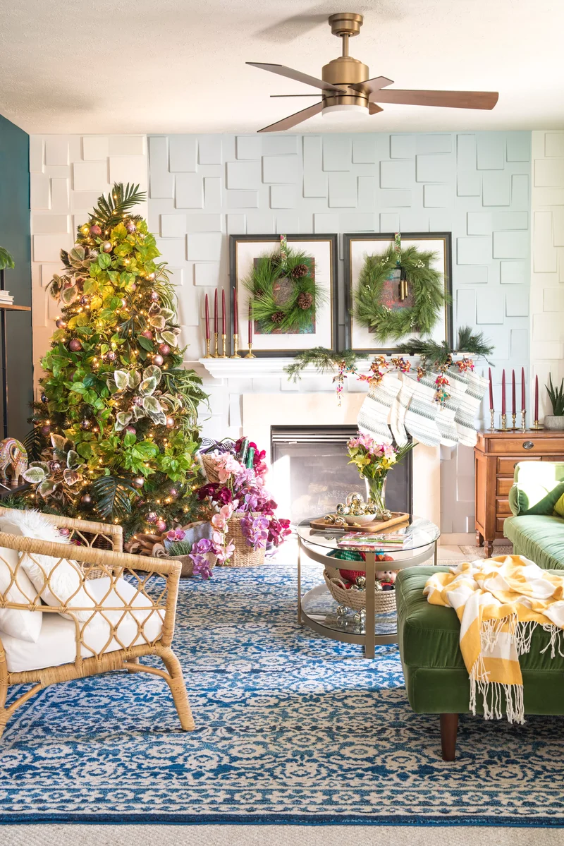 Greenery with Splashes of Color