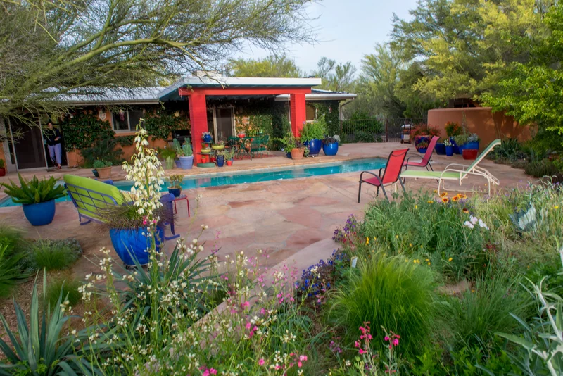 20 Stunning Pool Landscaping Ideas to Design Your Backyard Oasis 12 Group Plants for Impact