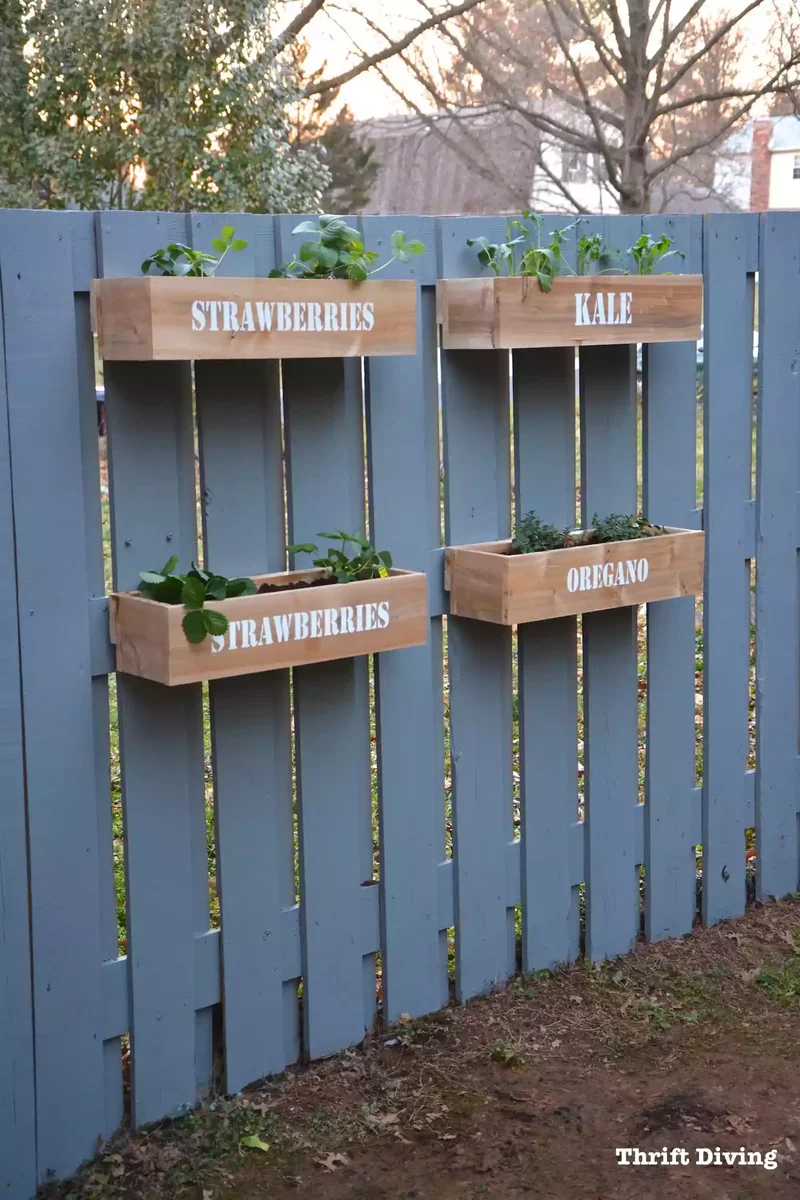 30 Creative Fence Decorating Ideas to Transform Your Yard 19 Grow a Vegetable Garden