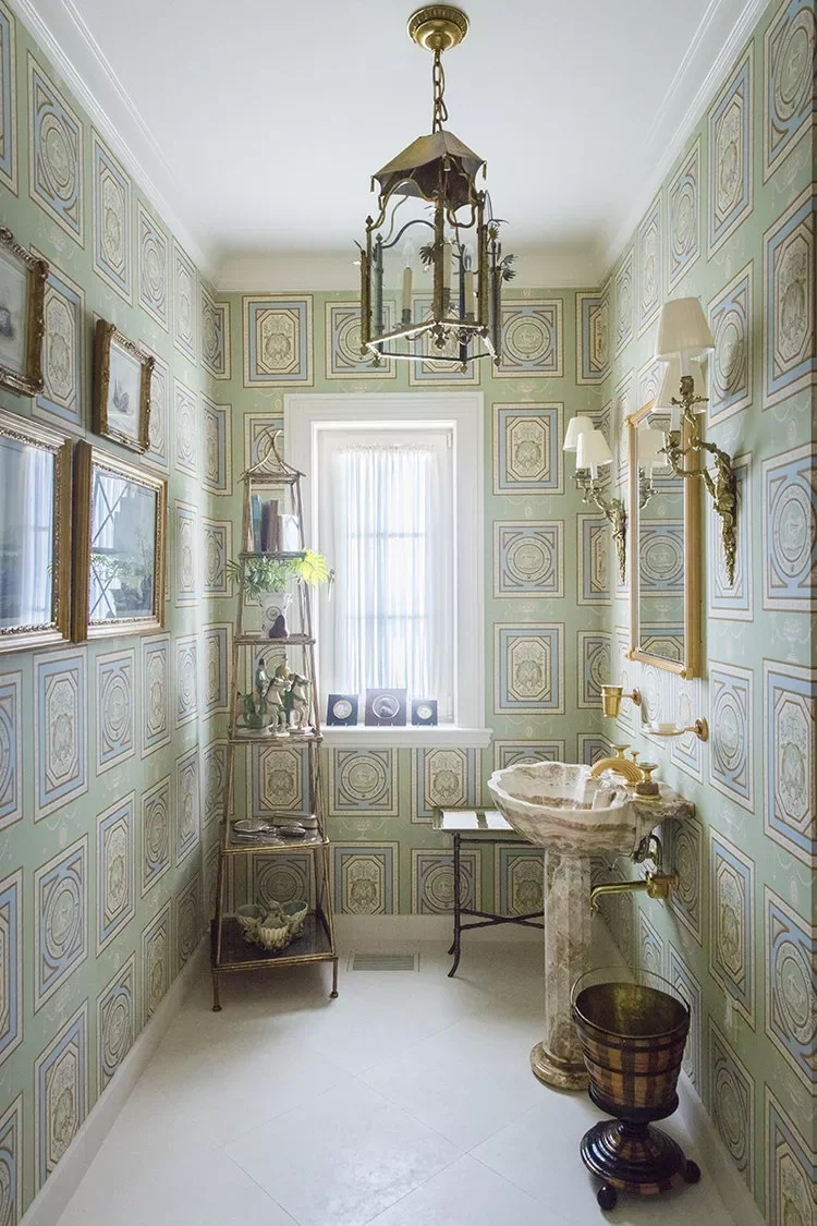 32 Half Bath Design Ideas to Inspire Bold Experimentation 19 Half Bathroom Statement Sink