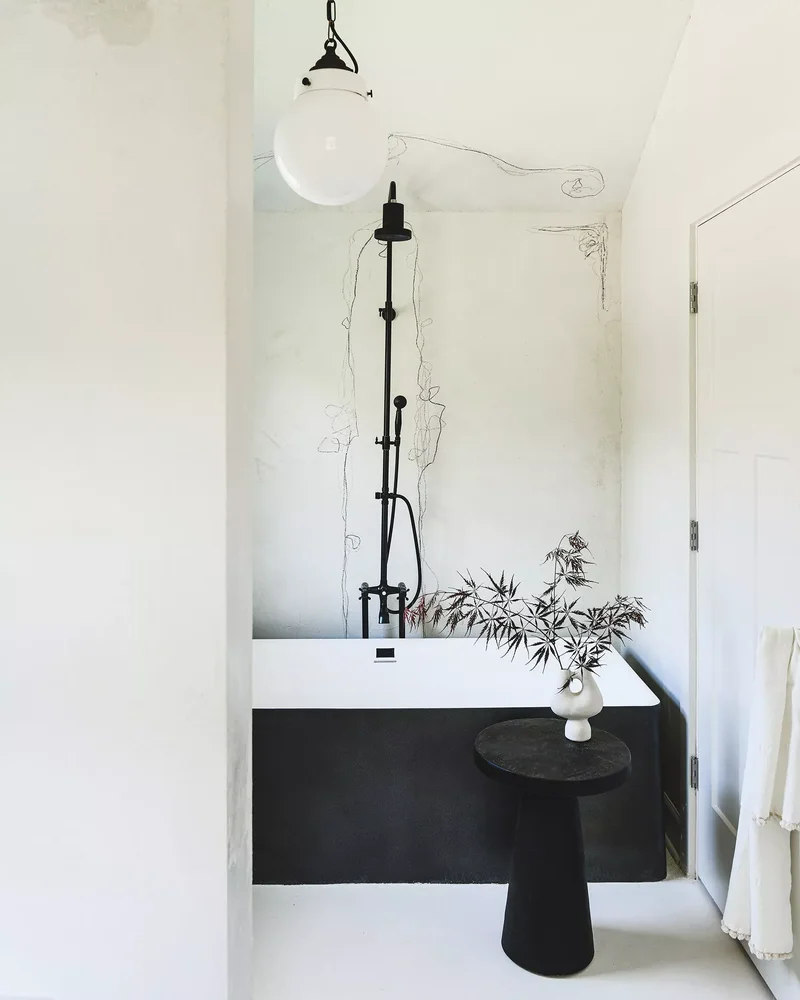 Hand-Drawn Accent Wall