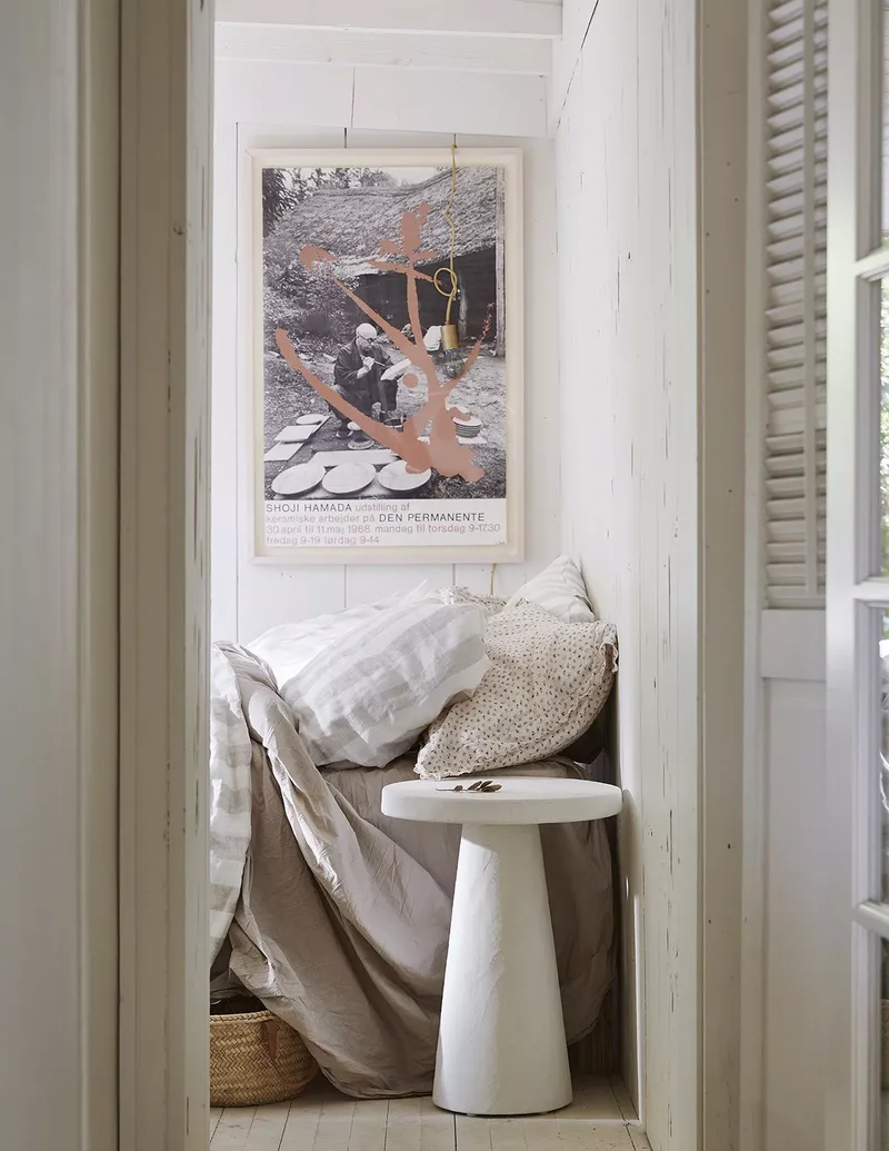 52 Small Bedroom Ideas That Maximize Your Compact Space 30 Hang Art on a Side Wall