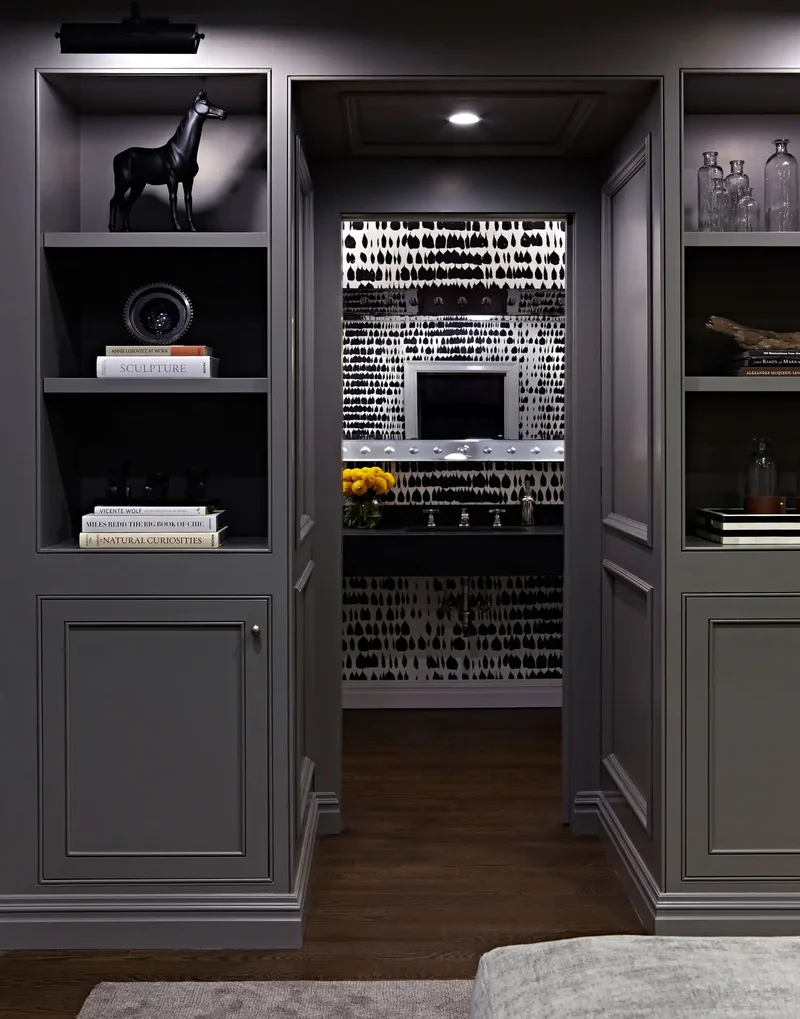 24 Basement Bathroom Design Ideas for Any Style & Budget 16 Hang Bold Wallpaper