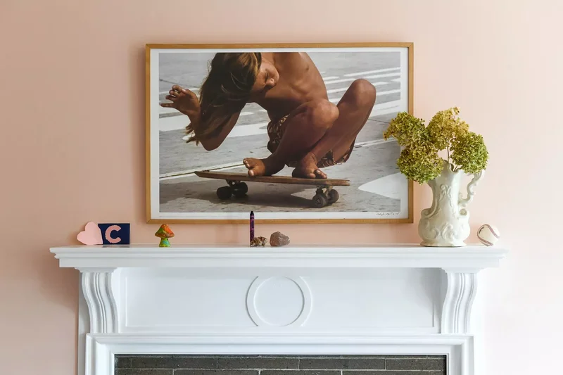 57 Fireplace Styling Ideas to Transform Your Living Space 20 Hang Large-Scale Art