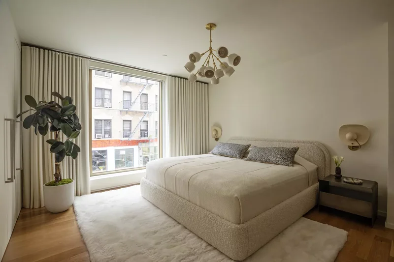 35 Apartment Bedroom Ideas to Add Personality and Warmth 12 Hang Room-Darkening Curtains