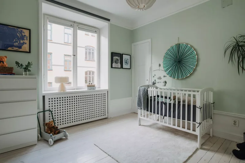 27 Sage Green Nursery Designs for Peaceful Baby Spaces 26 Hang Sage Wall Decor