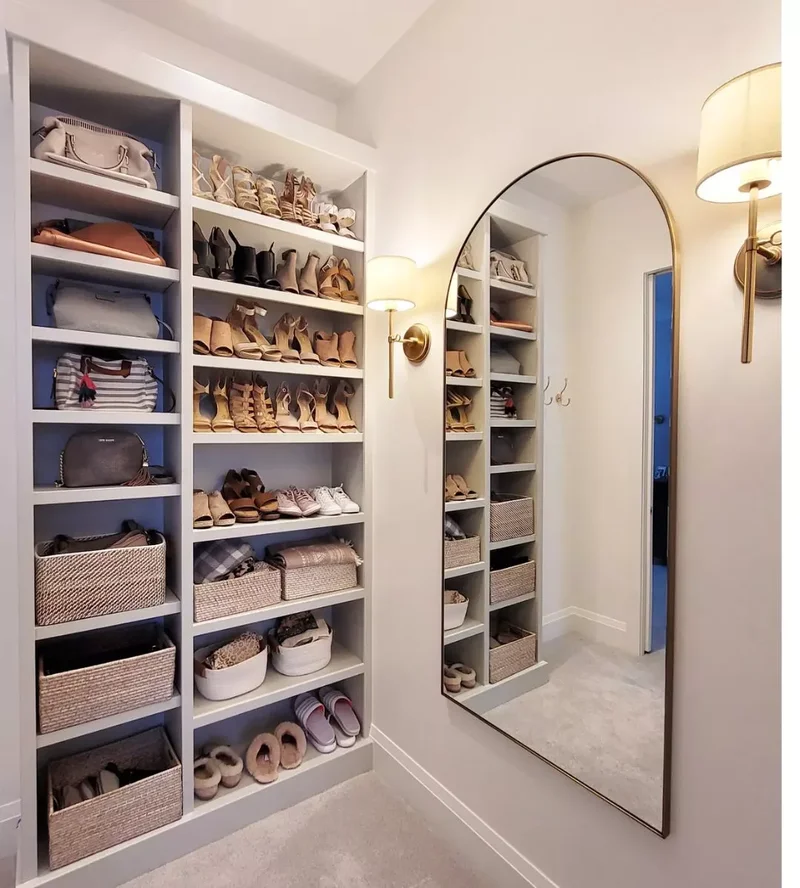 15 Closet Lighting Ideas to Illuminate Your Wardrobe Space 1 Hang Sconces