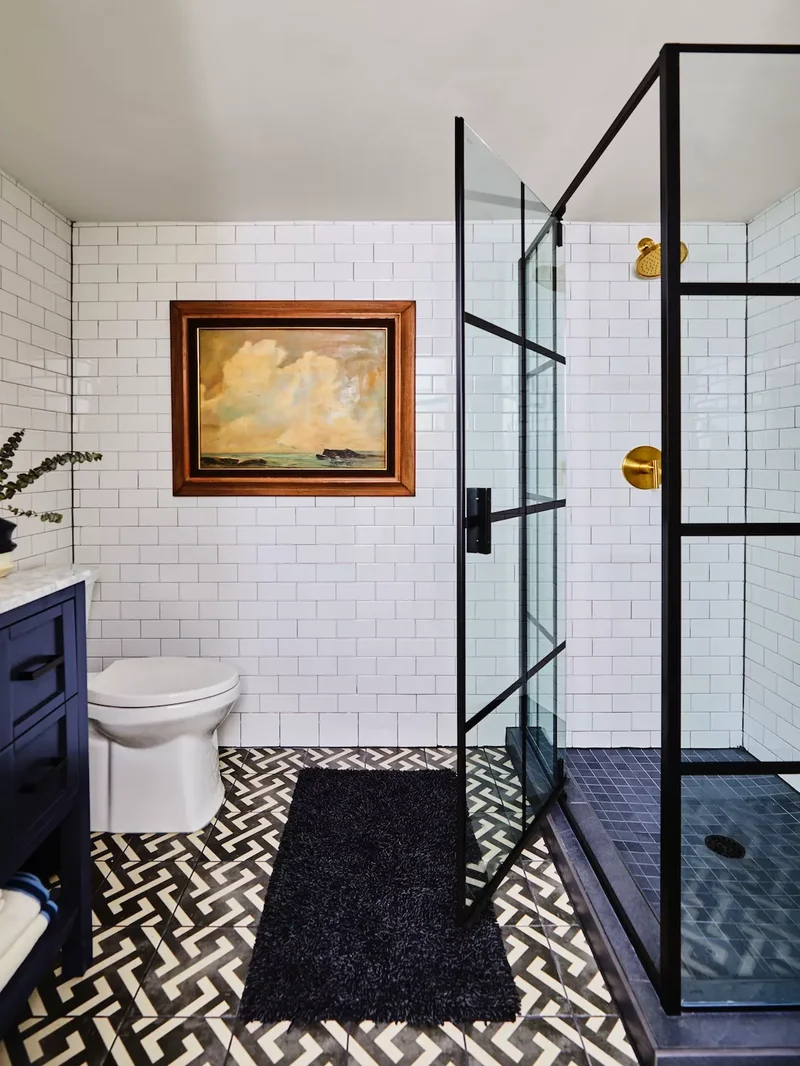 24 Basement Bathroom Design Ideas for Any Style & Budget 18 Hang Some Art on the Wall