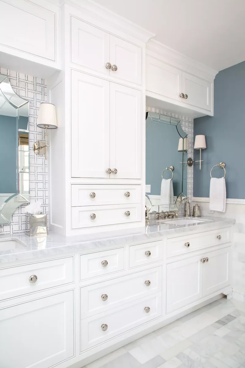 25 Stunning Double Vanity Bathroom Ideas You'll Adore 15 Hang Some Sconces