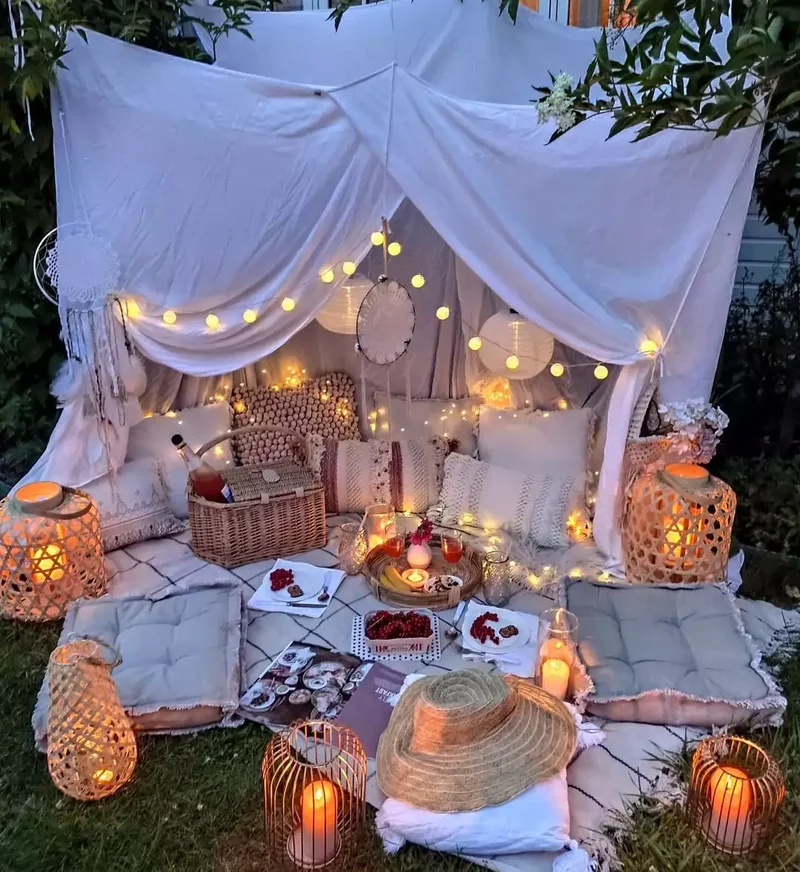 43 Budget-Friendly Backyard Makeover Ideas You'll Love 24 Hang String Lights