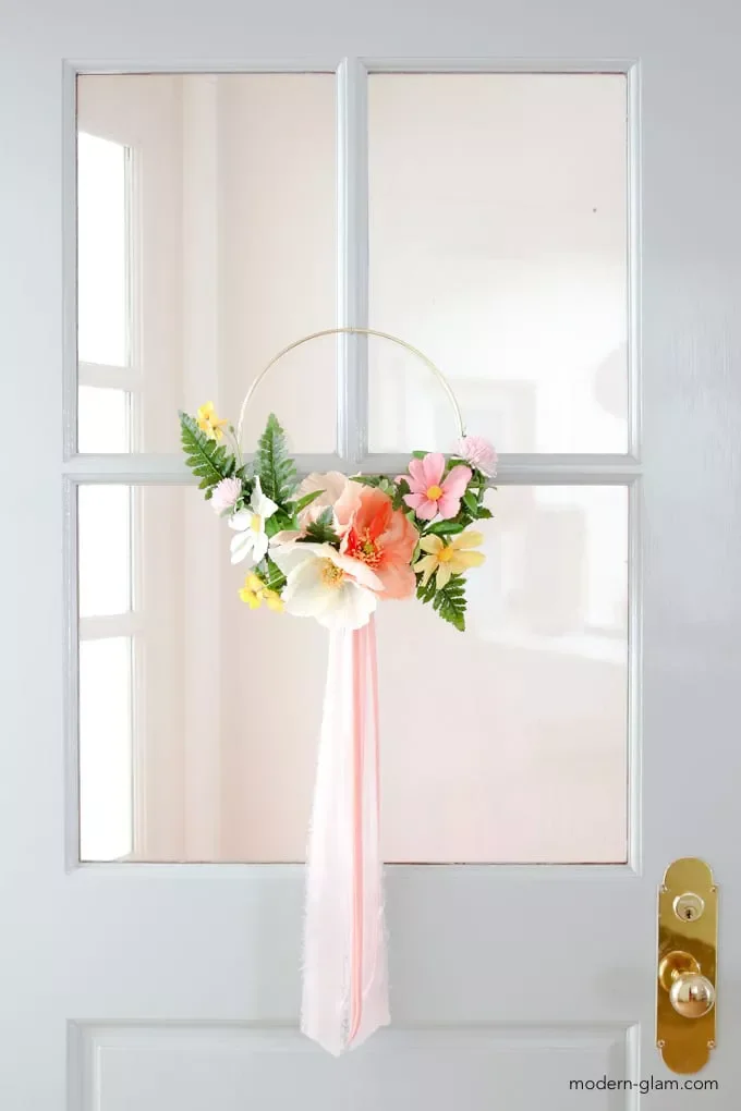 Hang a Hoop Wreath