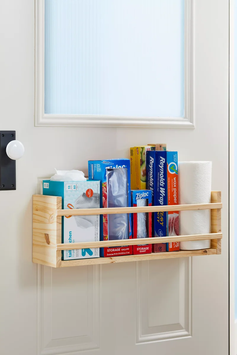 Hang a Shelf On the Pantry Door