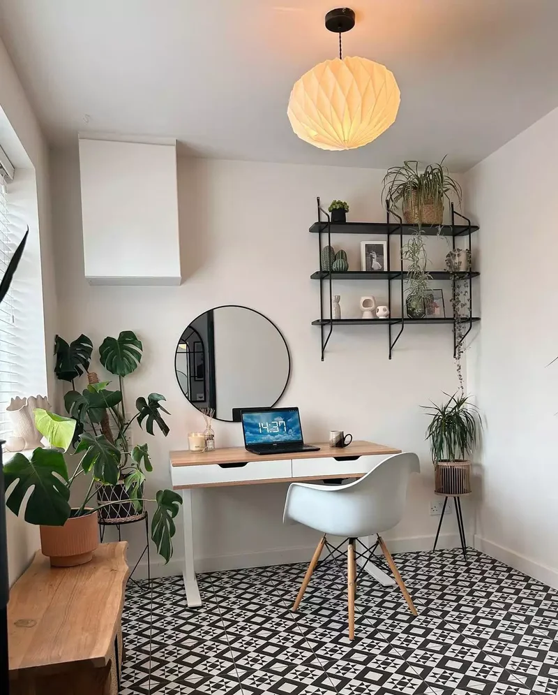 30 Home Office Shelving Solutions for Your Workspace 30 Hang a Small Metal Shelf