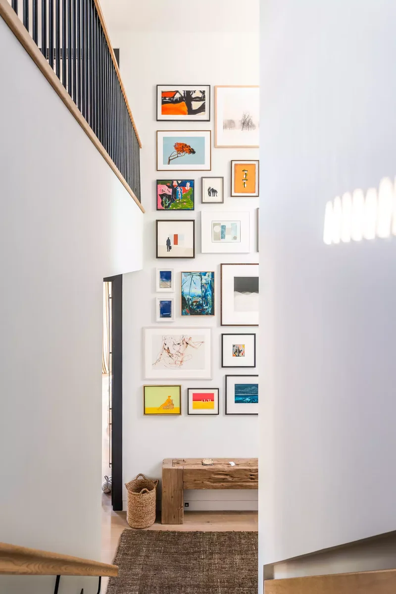 Hang a Vertical Gallery Wall