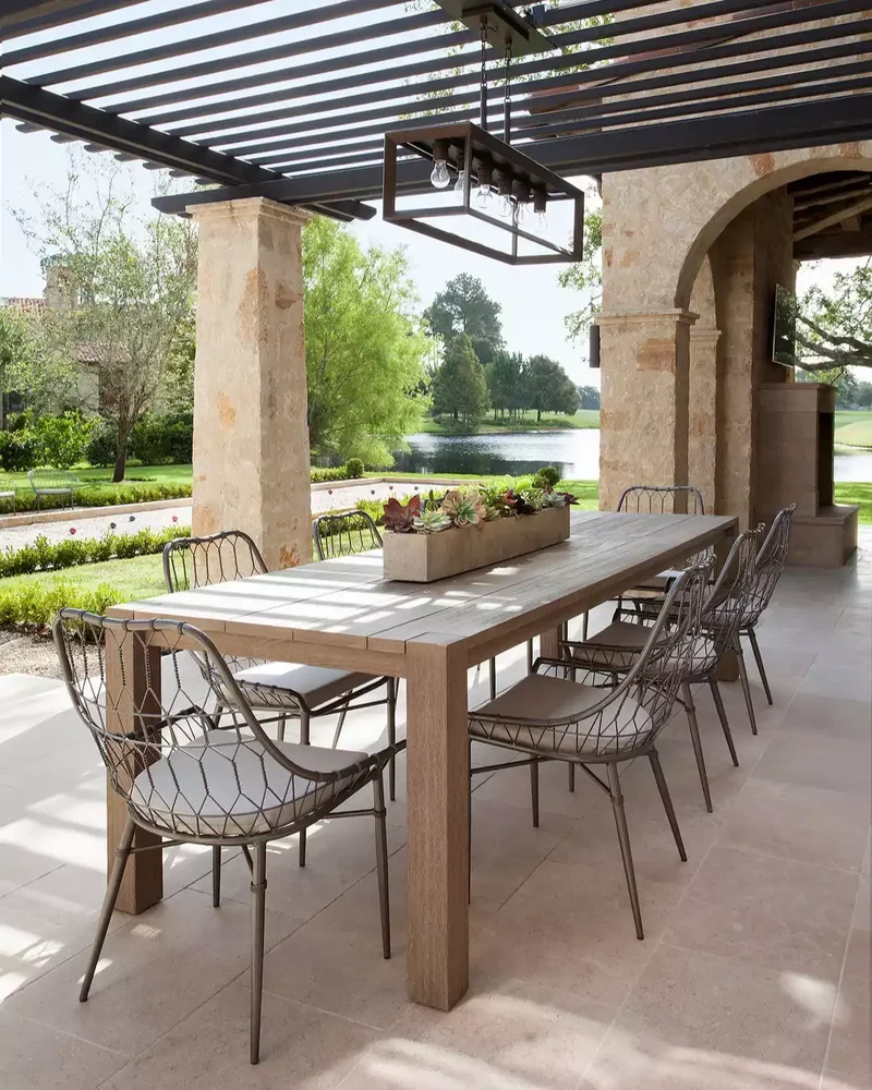 15 Pergola Lighting Ideas to Illuminate Your Outdoor Space 6 Hanging Light Fixture