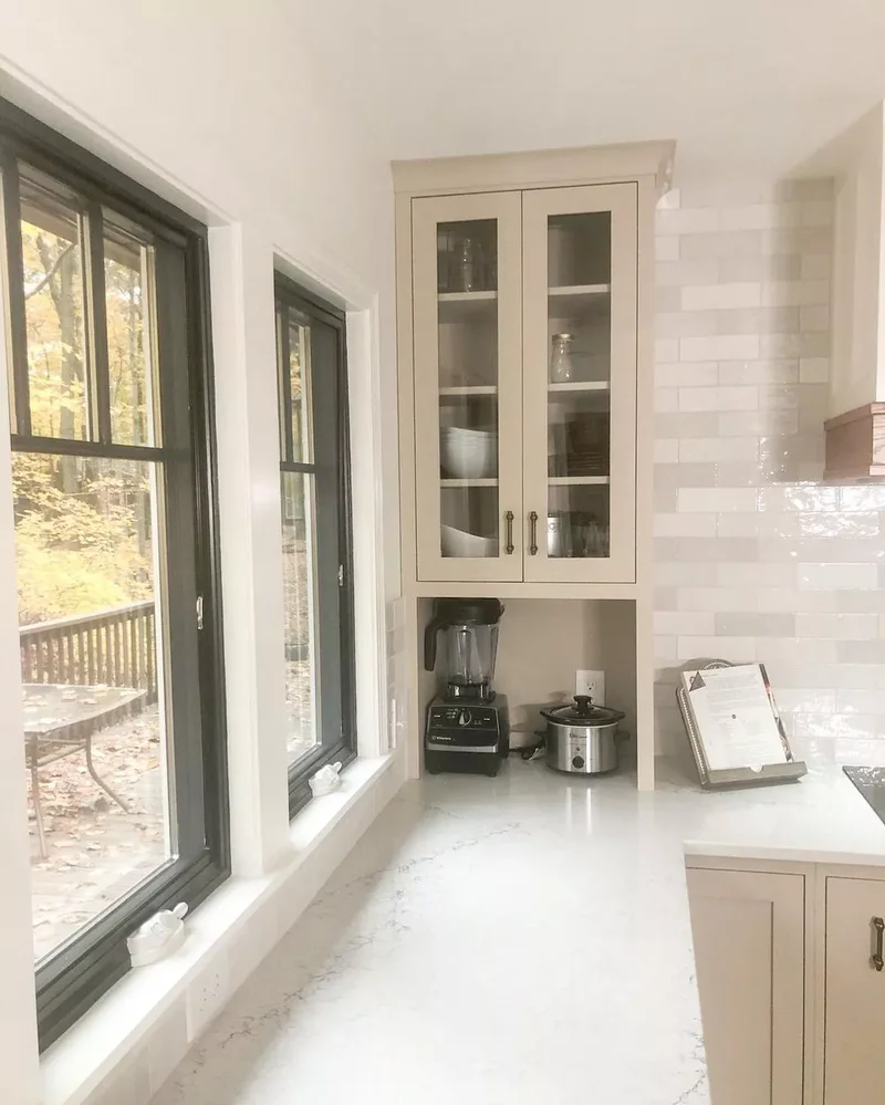 Have an Open Appliance Garage