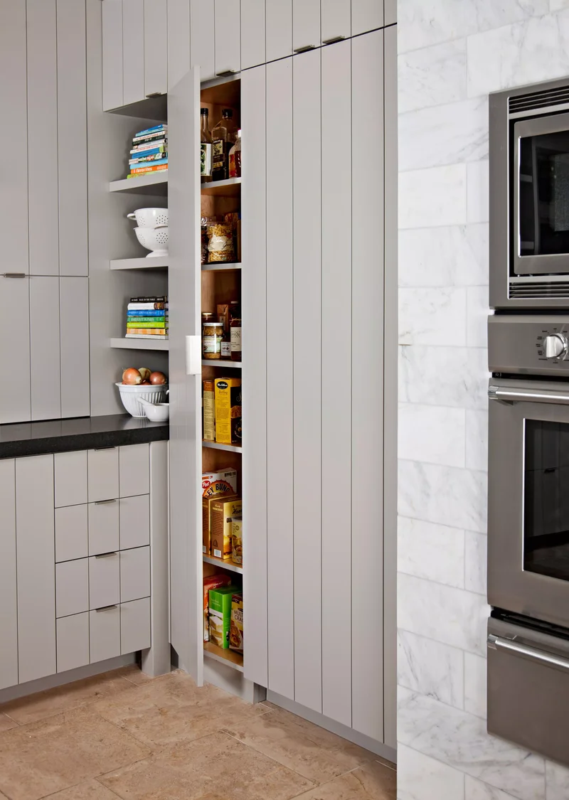35 Walk-In Pantry Ideas to Maximize Your Storage Space 15 Hidden Pantry Storage