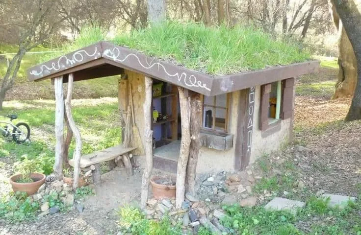 28 Creative Treehouse Ideas Your Kids Will Absolutely Love 1 Hide Away in a Hobbit Hole Treehouse