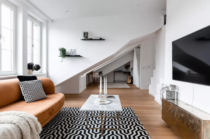 21 Clever Ideas for Adding a Desk to Your Living Room 1 Hide It In Plain Sight