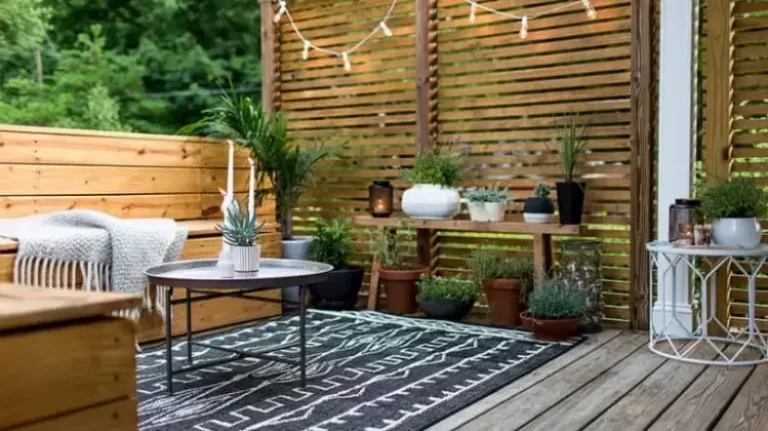 How To Keep Outdoor Rug From Blowing Away On Concrete?