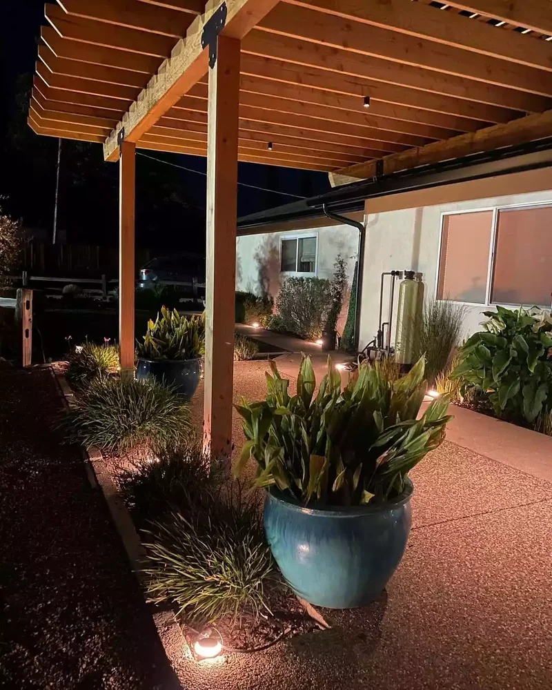 15 Pergola Lighting Ideas to Illuminate Your Outdoor Space 8 In-Ground Lights