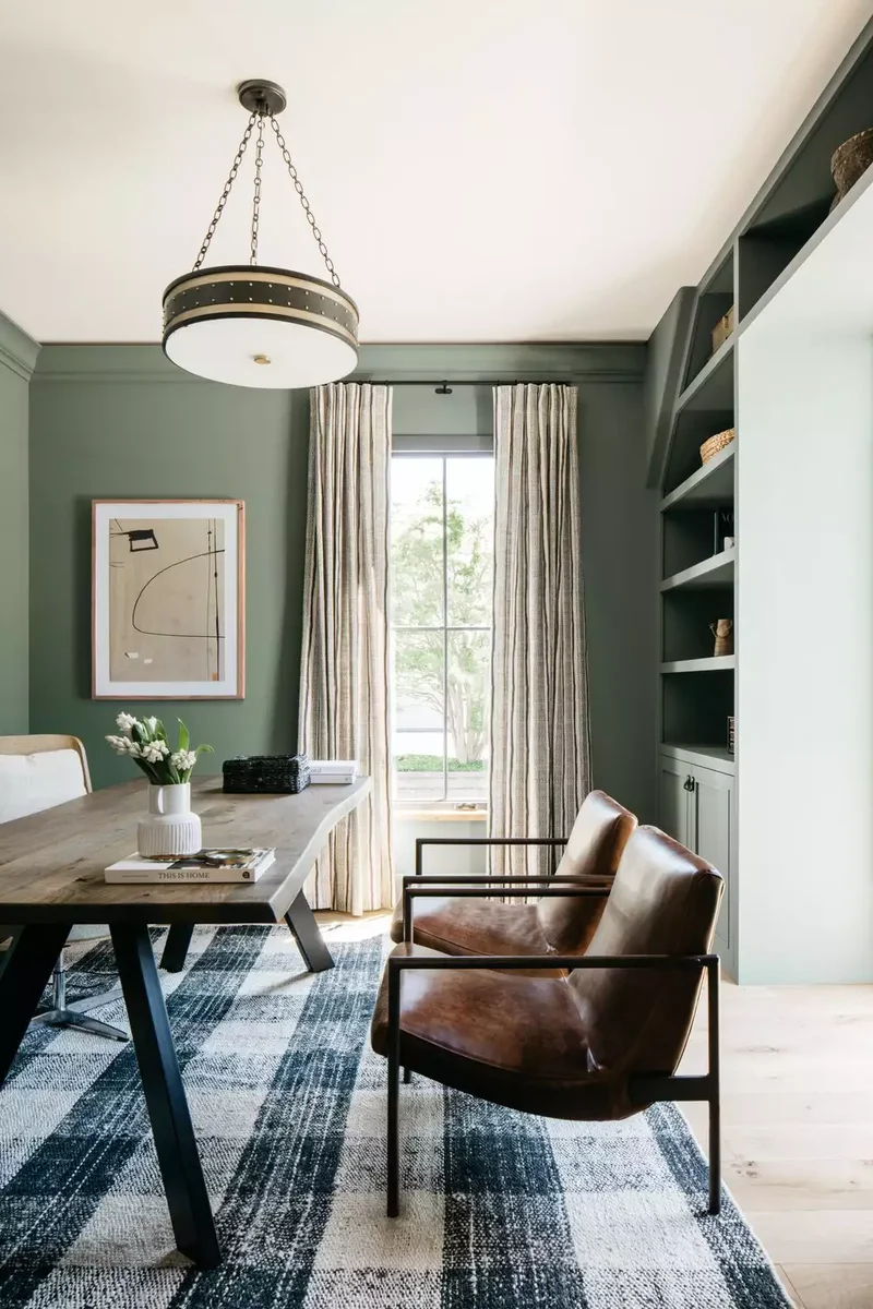 45 Home Office Decor Tips to Enhance Productivity & Style 40 Include Guest Seating