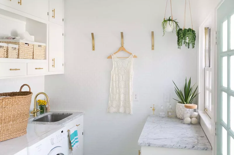 53 Stylish Small Laundry Room Ideas That Work Beautifully 51 Include Laundry Room Plants