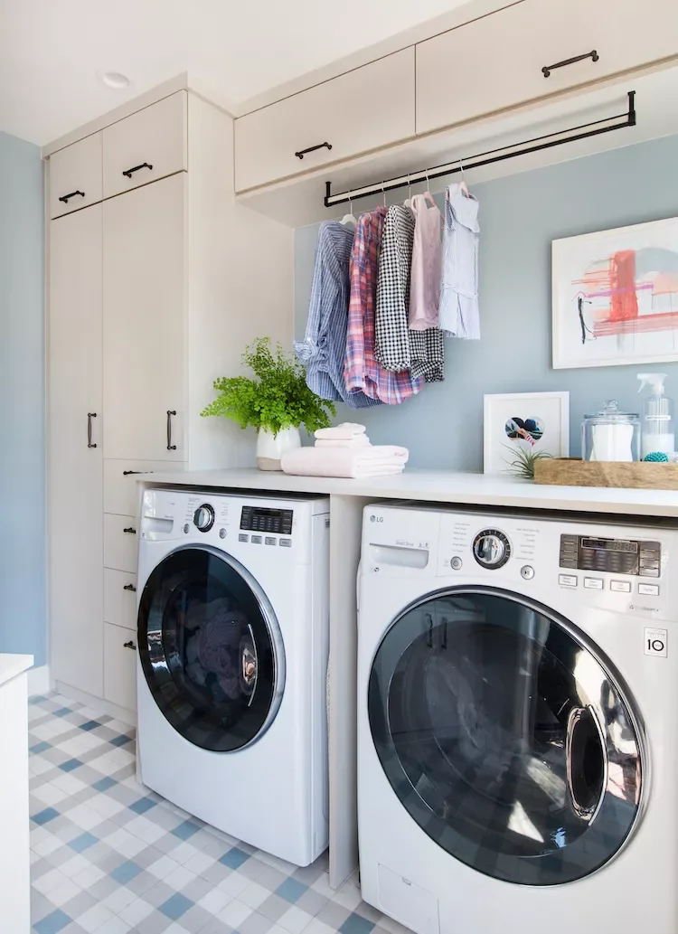 57 Laundry Room Ideas That Make Chores More Enjoyable 39 Include a Playful Pattern