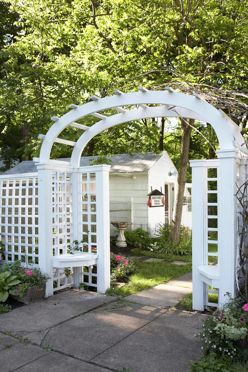Include an Arched Arbor