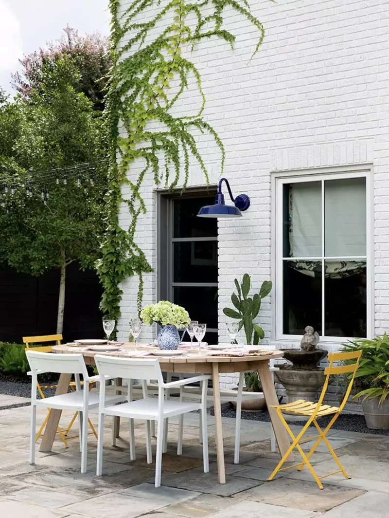 66 Beautiful Patio Landscaping Ideas for Your Outdoor Space 14 Incorporate Climbing Vines