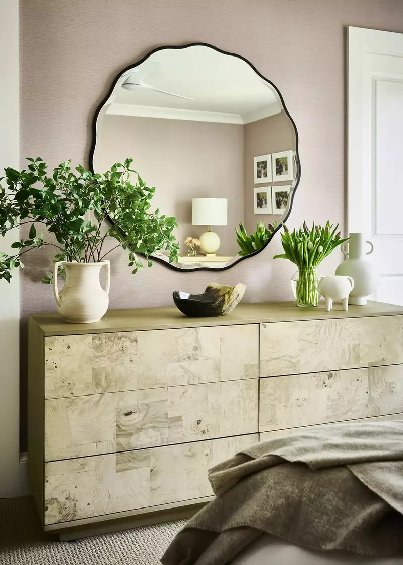 36 Beautiful Dresser Styling Ideas You Need to See Today 8 Incorporate Greenery