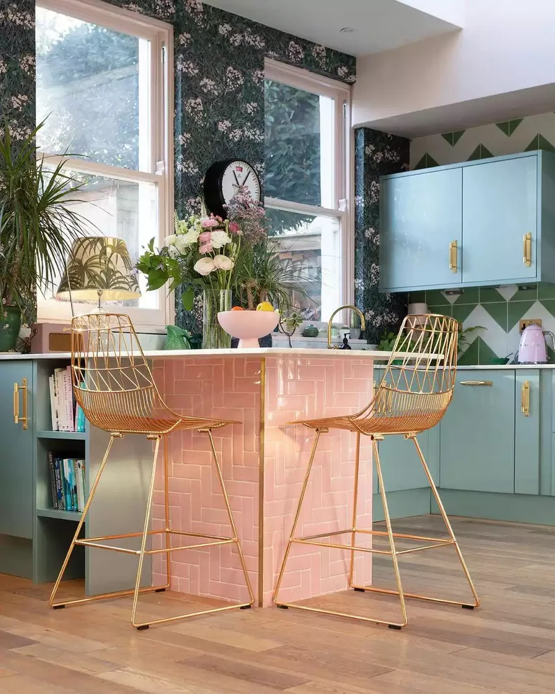 30 Pink Kitchen Designs Showing Pink as the Ideal Neutral 21 Incorporate Lush Touches