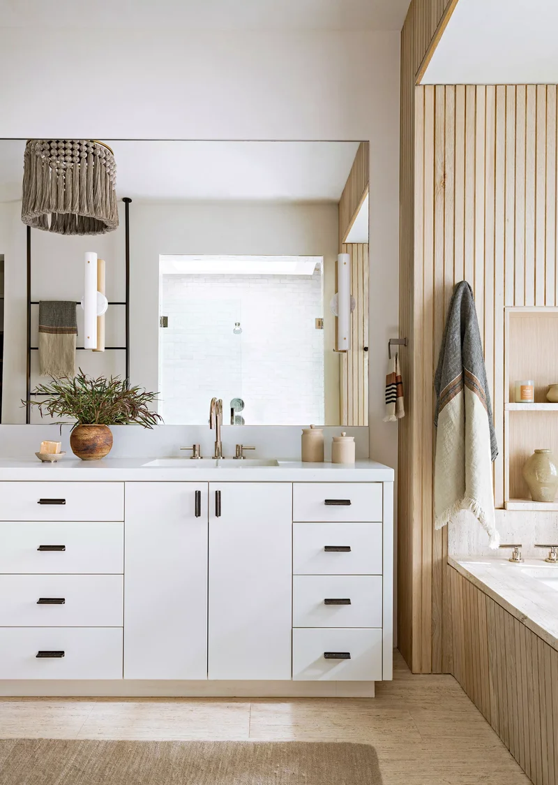 48 Contemporary Bathroom Ideas to Transform Your Space 11 Incorporate Natural Elements