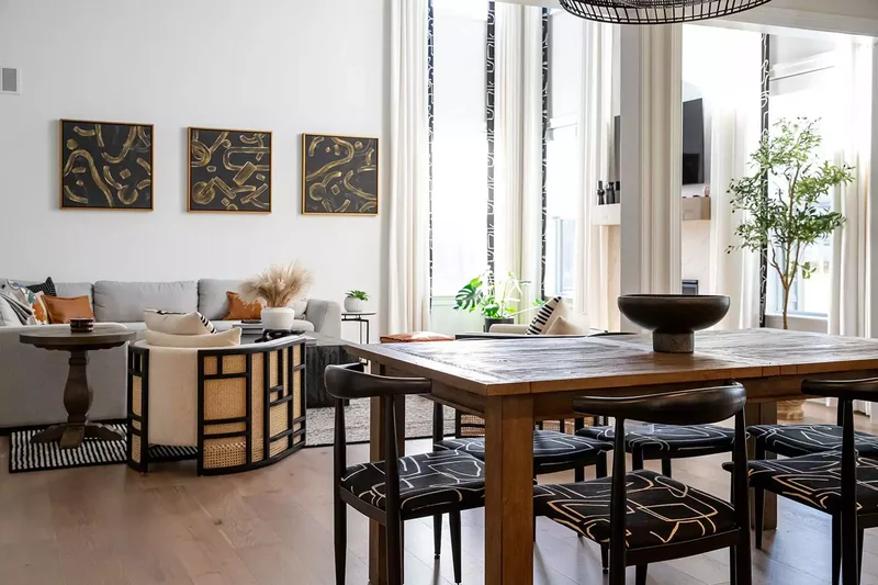 35 Open Floor Plan Design Ideas to Create Beautiful Flow 16 Incorporate Pattern