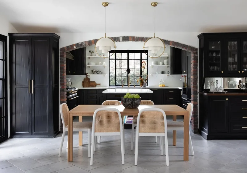 30 Charming Rustic Kitchen Ideas to Transform Your Space 17 Incorporate a Bit of Brick