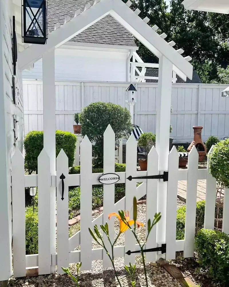 14 Affordable Picket Fence Ideas for Classic Curb Appeal 12 Incorporate a Personal Touch