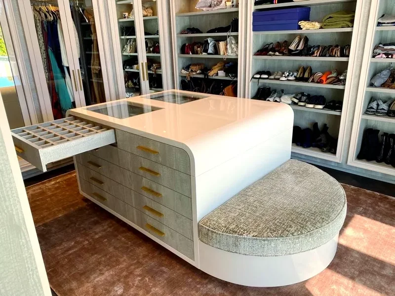 23 Closet Island Designs You'll Love Creating Yourself 18 Incorporated Jewelry Storage