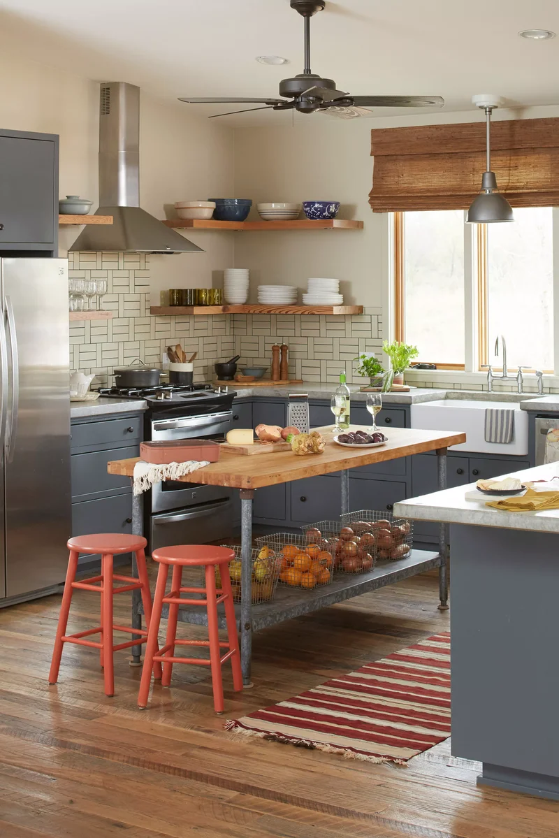 Industrial Cottage Kitchen