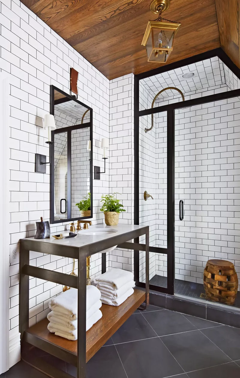 22 Stunning Bathroom Shower Designs for Your Dream Space 12 Industrial-Style Shower